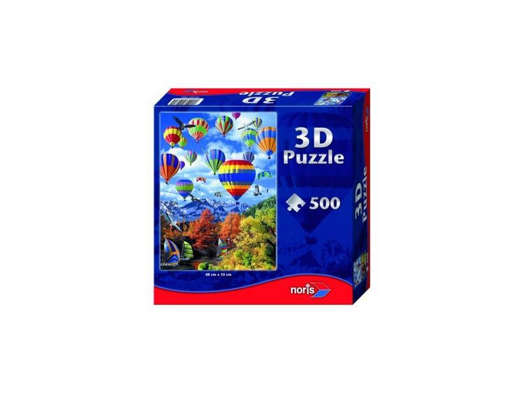 Produktbild: Puzzle 500tlg m.3D-Effekt Hei&szlig;luftballo