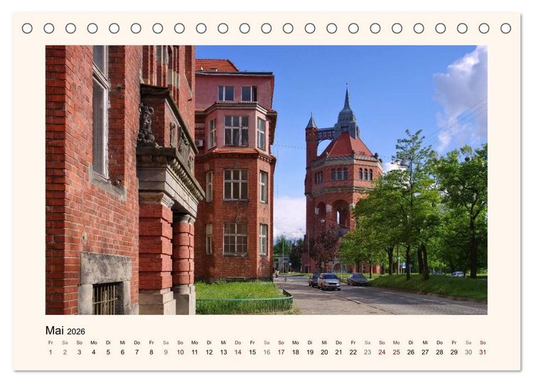 Produktbild: Breslau - Schlesiens Herz an der Oder (Tischkalender 2026 DIN A5 quer), CALVENDO Monatskalender