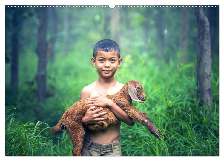 Produktbild: Landleben in S&uuml;dostasien. Menschen in Vietnam und Kambodscha (Wandkalender 2026 DIN A2 quer), CALVENDO Monatskalender