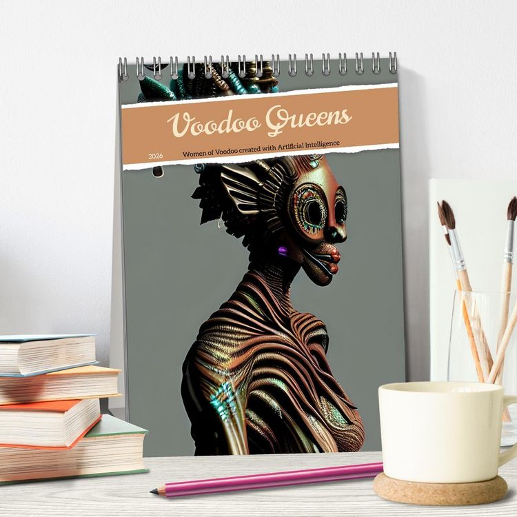 Produktbild: Voodoo Queens (Desk Calendar 2026 DIN A5 portrait), CALVENDO 12 Month DeskCalendar