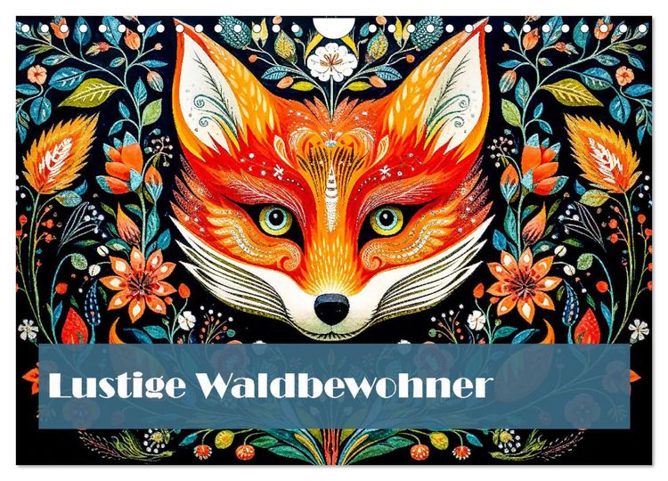 Produktbild: Lustige Waldtiere (Wandkalender 2026 DIN A4 quer), CALVENDO Monatskalender