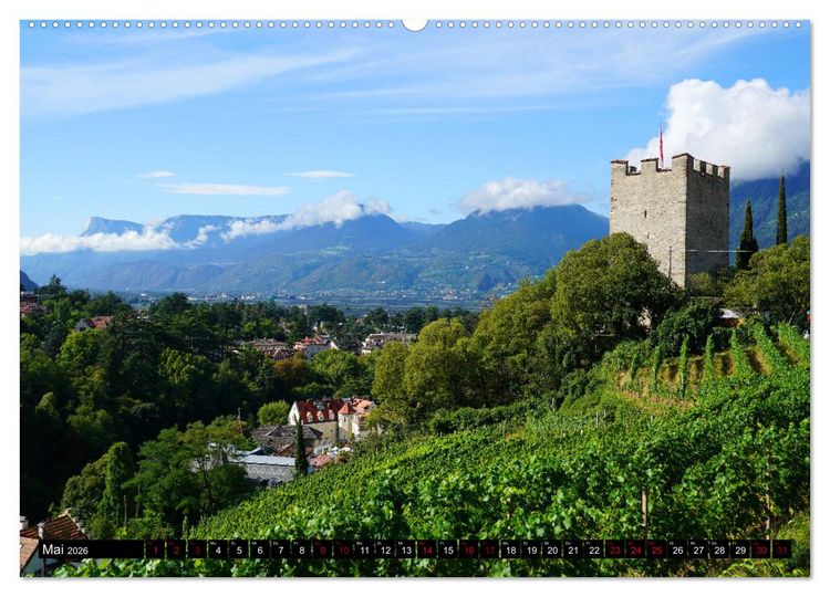 Produktbild: Spaziergang in Meran (Wandkalender 2026 DIN A2 quer), CALVENDO Monatskalender