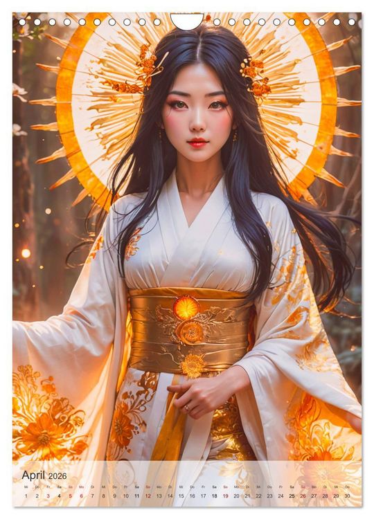 Produktbild: Japanische Mythologie - G&ouml;tter, Helden und Monster (Wandkalender 2026 DIN A4 hoch), CALVENDO Monatskalender