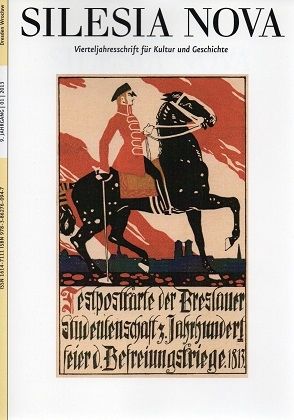 Produktbild: Silesia Nova. Zeitschrift f&uuml;r Kultur und Geschichte / Silesia Nova