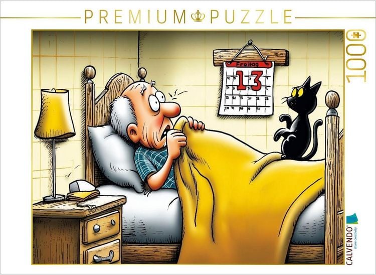 Produktbild: CALVENDO Puzzle Freitag, der 13. | 1000 Teile Lege-Gr&ouml;&szlig;e 64x48cm Foto-Puzzle f&uuml;r gl&uuml;ckliche Stunden