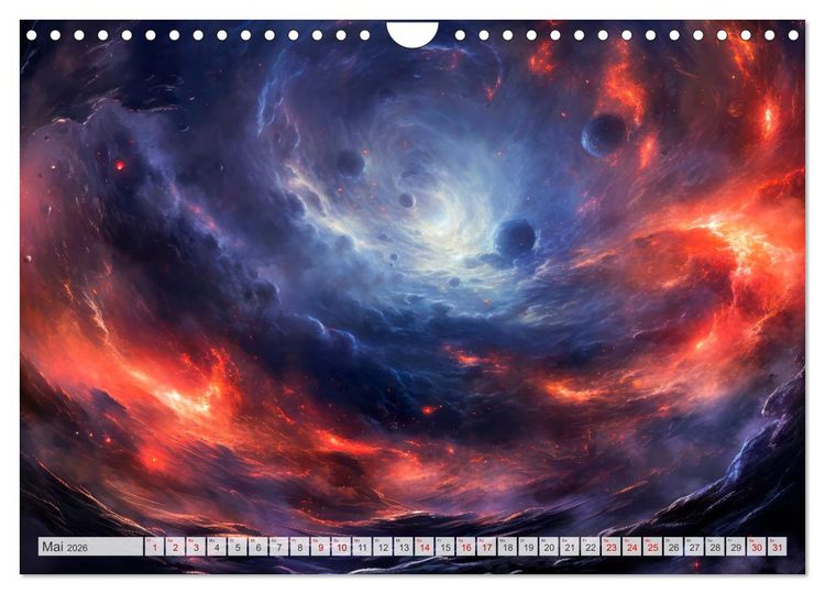 Produktbild: SCIENCE-FICTION Leben auf fernen Planeten (Wandkalender 2026 DIN A4 quer), CALVENDO Monatskalender