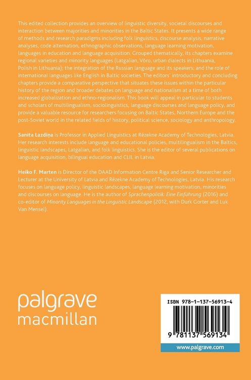 Produktbild: Multilingualism in the Baltic States