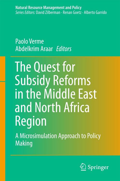 Produktbild: The Quest for Subsidy Reforms in the Middle East and North Africa Region