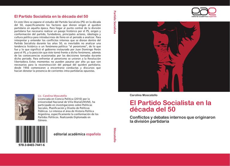 Produktbild: El Partido Socialista en la d&eacute;cada del 50