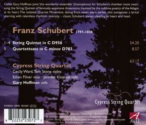 Produktbild: Schubert: Quintet in C Major,Quartettsatz