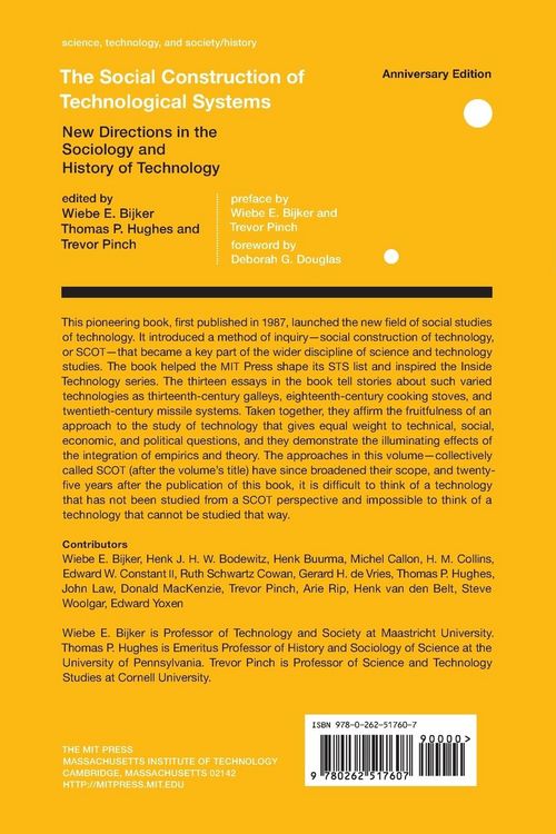 Produktbild: The Social Construction of Technological Systems, anniversary edition