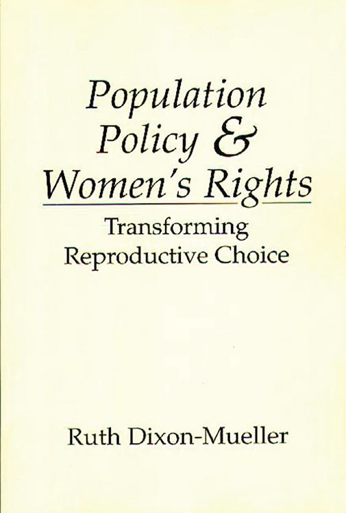 Produktbild: Population Policy and Women's Rights