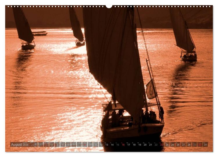 Produktbild: Lebensader Nil (Wandkalender 2026 DIN A2 quer), CALVENDO Monatskalender