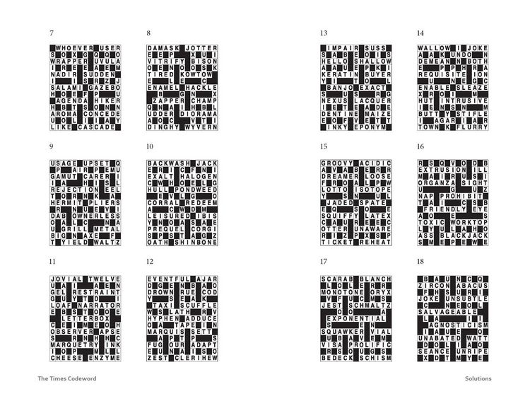 Produktbild: Times Codeword 15 Pb