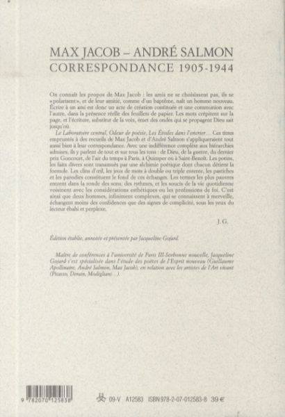 Produktbild: Correspondance 1905-1944