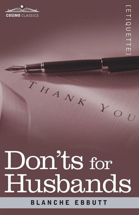 Produktbild: Don'ts for Husbands