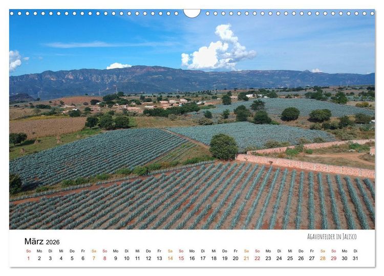 Produktbild: Mexiko aus der Vogelperspektive (Wandkalender 2026 DIN A3 quer), CALVENDO Monatskalender