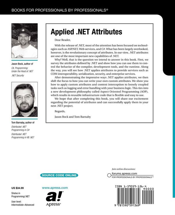 Produktbild: Applied .NET Attributes