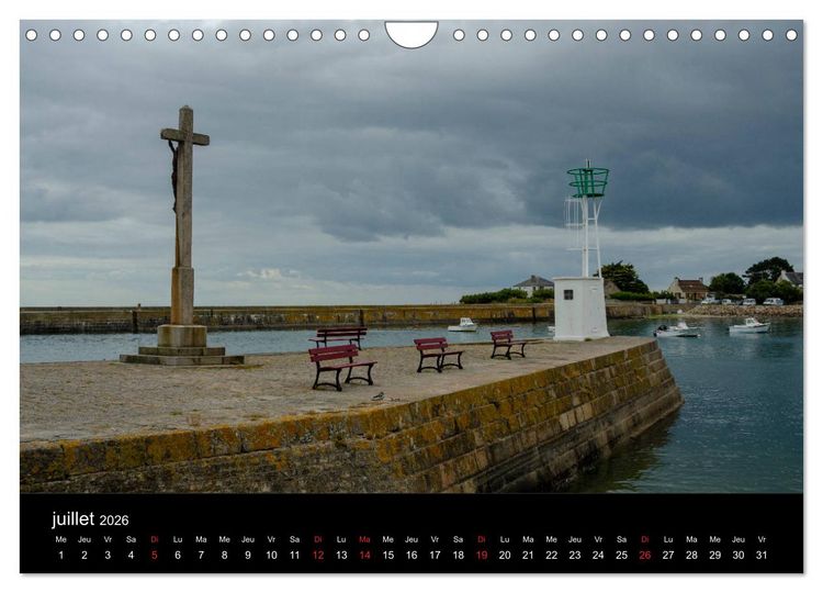 Produktbild: Barfleur Un port normand sur la Manche (Calendrier mural 2026 DIN A4 vertical), CALVENDO calendrier mensuel