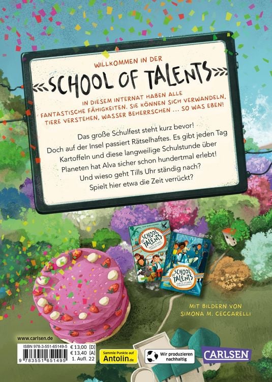 Produktbild: School of Talents 4: Vierte Stunde: Schulfest im Schneckentempo!