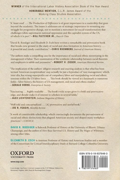 Produktbild: The Production of Difference