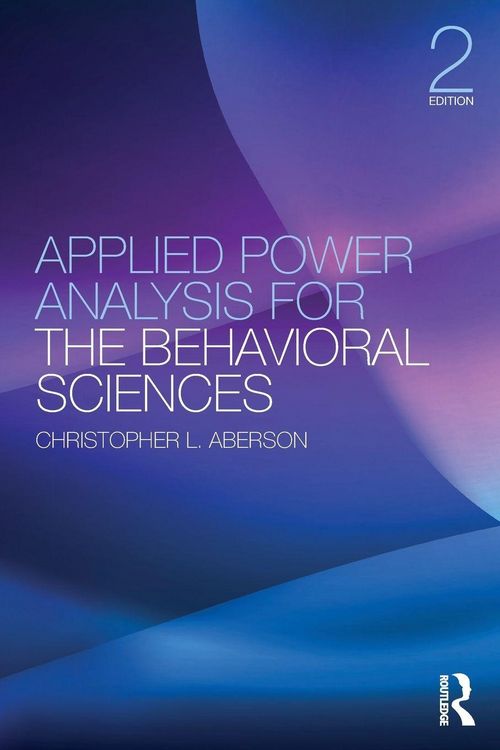 Produktbild: Applied Power Analysis for the Behavioral Sciences