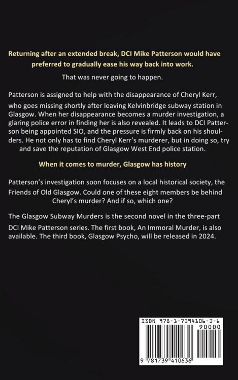 Produktbild: The Glasgow Subway Murders