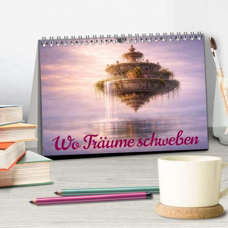 Produktbild: Wo Träume schweben (Tischkalender 2027 DIN A5 quer), CALVENDO Monatskalender