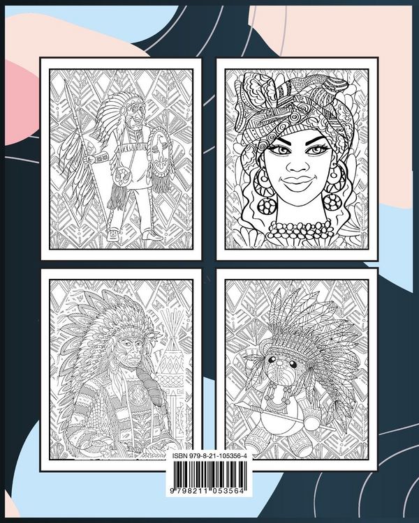 Produktbild: Native American Adult Coloring Book
