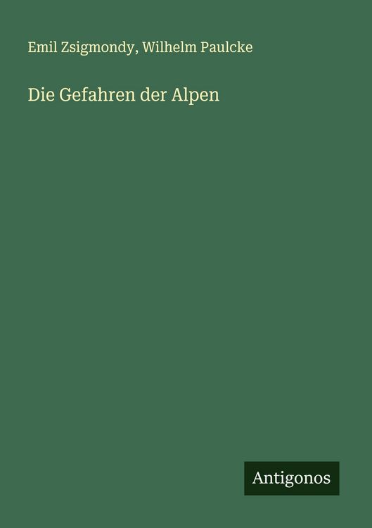 Produktbild: Die Gefahren der Alpen
