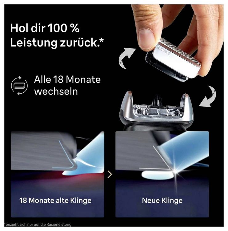 Produktbild: Braun Scherkopf Schwarz, Edelstahl 1St.