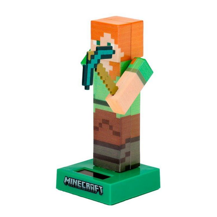 Produktbild: Minecraft Alex Solar Pal Wackelfigur