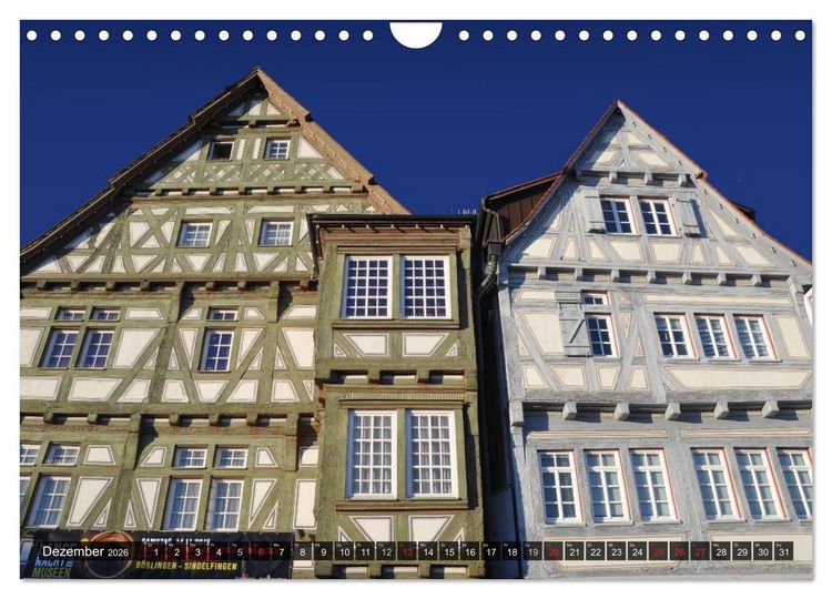 Produktbild: Spaziergang in B&ouml;blingen (Wandkalender 2026 DIN A4 quer), CALVENDO Monatskalender