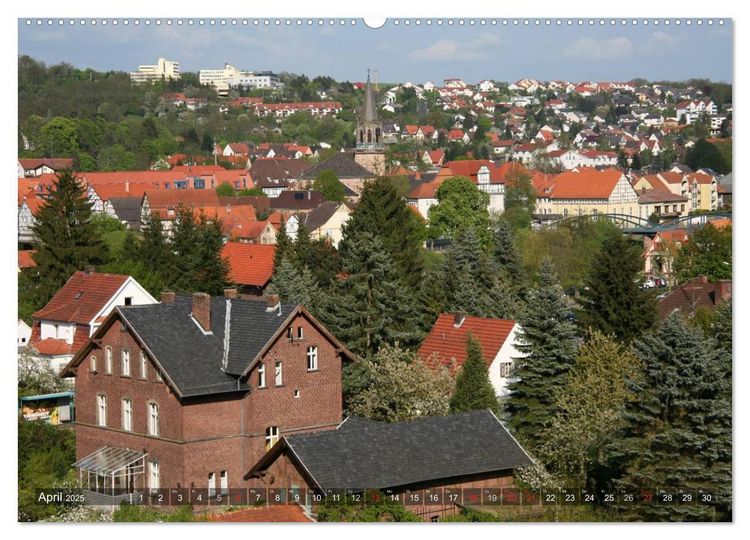 Rotenburg an der Fulda (Wandkalender 2025 DIN A2 quer), CALVENDO Monatskalender
