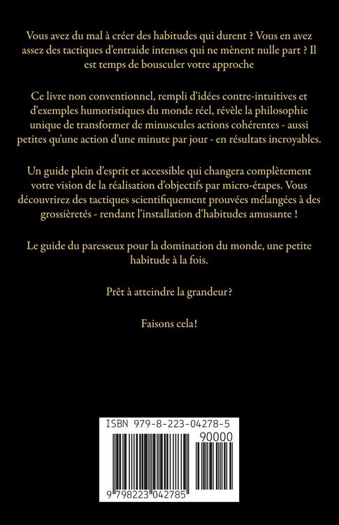 Produktbild: Lazy Habits - Le guide pragmatique pour cr&eacute;er les habitudes des millionnaires