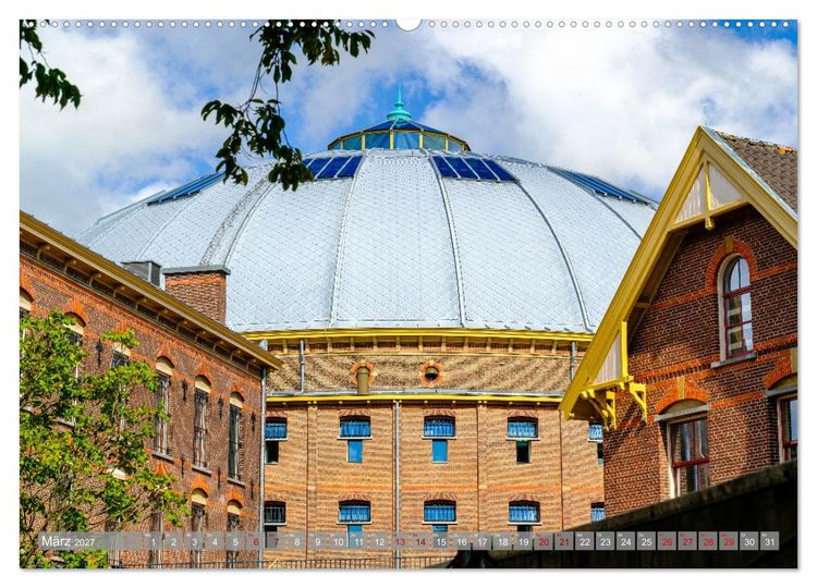 Produktbild: Ein Blick auf Haarlem (hochwertiger Premium Wandkalender 2027 DIN A2 quer), Kunstdruck in Hochglanz