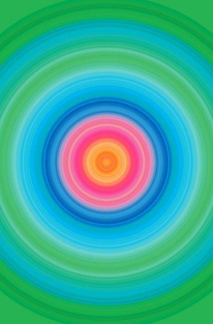Produktbild: Schreibwandel Notizbuch "Inspirierende Gedanken" mit Reim-Affirmation (Mandala bunt - gr&uuml;n blau pink gelb)