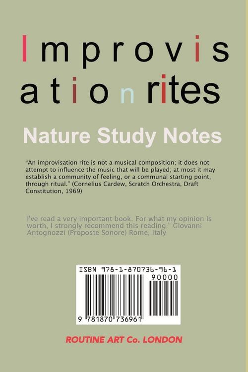 Produktbild: Improvisation Rites