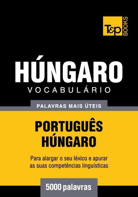 Produktbild: Vocabul&aacute;rio Portugu&ecirc;s-H&uacute;ngaro - 5000 palavras
