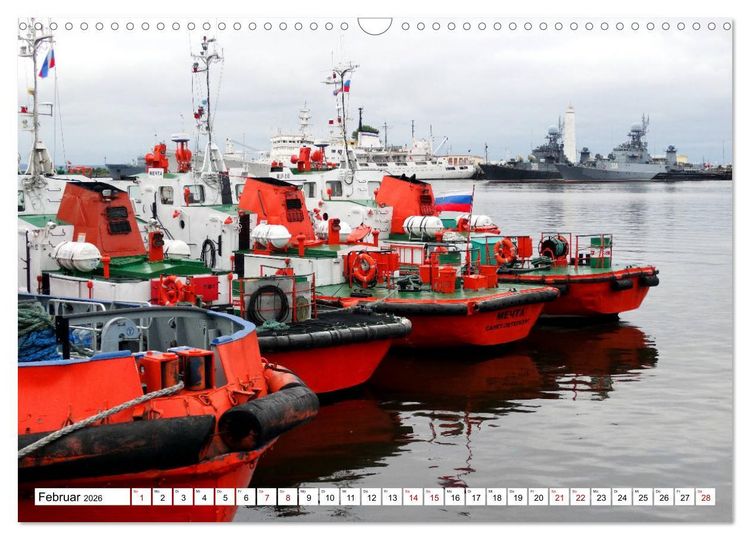 Produktbild: Festungsstadt Kronstadt - Schl&uuml;ssel zu Sankt Petersburg (Wandkalender 2026 DIN A3 quer), CALVENDO Monatskalender