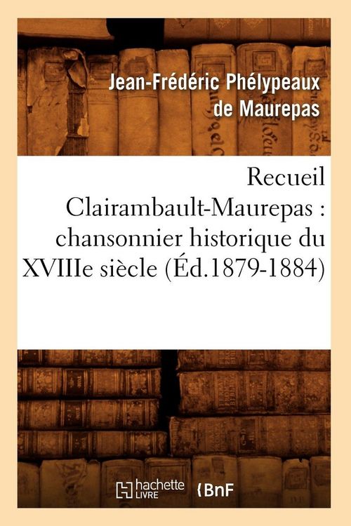 Produktbild: Recueil Clairambault-Maurepas