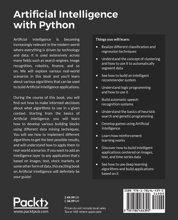 Produktbild: Artificial Intelligence with Python