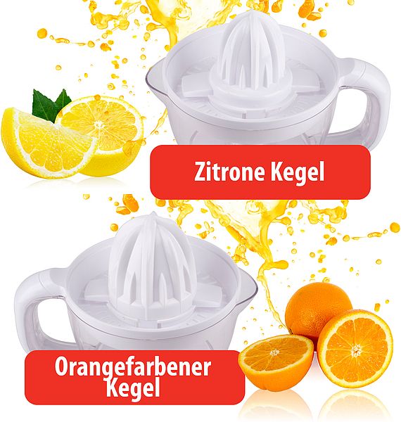 Produktbild: ALPINA Elektrische Zitruspresse, 700ml, 25W, wei&szlig;