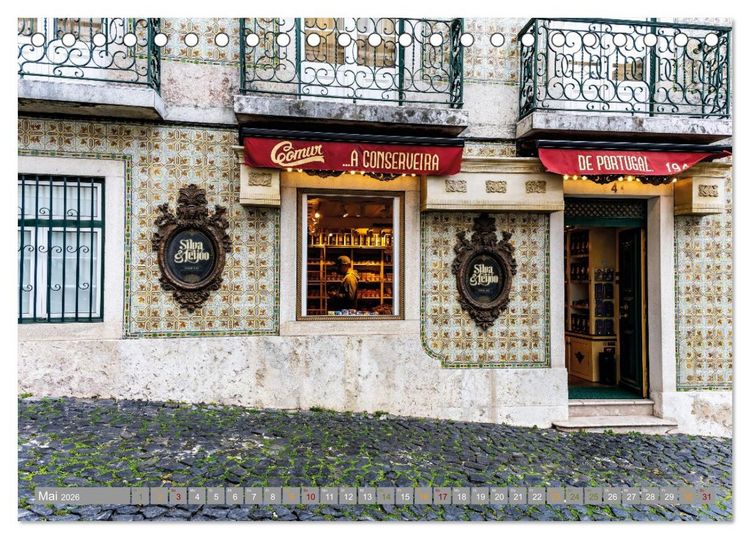 Produktbild: Mein Lissabon (Tischkalender 2026 DIN A5 quer), CALVENDO Monatskalender