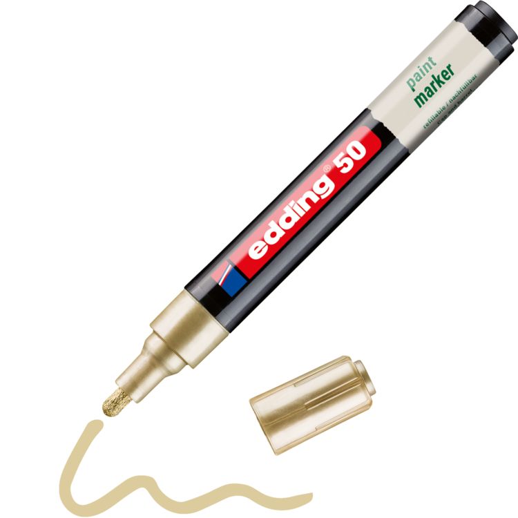 Produktbild: Edding 50 EcoLine 4-50-053 Lackmarker Gold 2 mm, 3mm