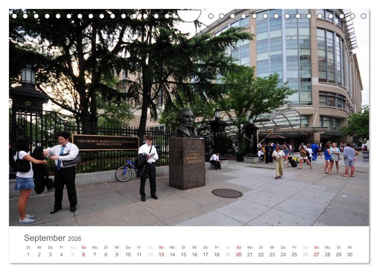 Produktbild: Washington im Auge des Fotografen (Wandkalender 2026 DIN A4 quer), CALVENDO Monatskalender