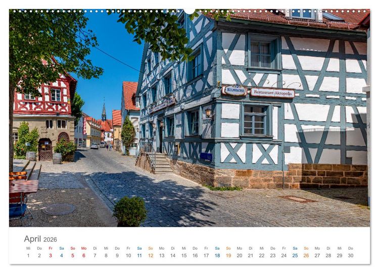Produktbild: Oberfranken - Bayerns Norden (hochwertiger Premium Wandkalender 2026 DIN A2 quer), Kunstdruck in Hochglanz
