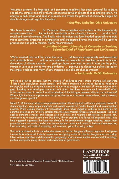Produktbild: Climate and Human Migration