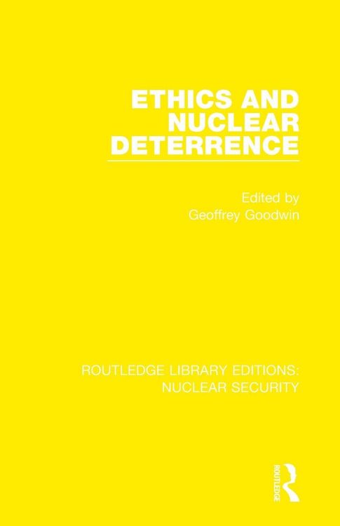 Produktbild: Ethics and Nuclear Deterrence