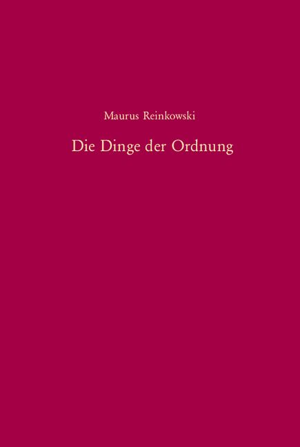 Produktbild: Die Dinge der Ordnung